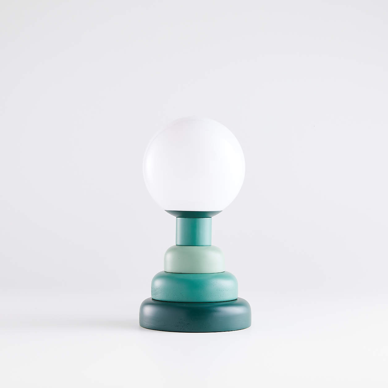 Henley Green Stacked Table Lamp - Image 0