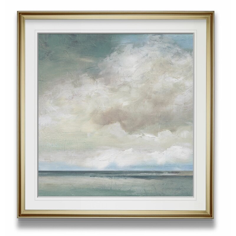 Cloudscape VII - Picture Frame Painting Print on Canvas / 27"W x 27"H - Image 0