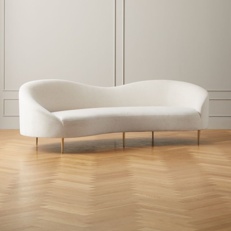 Curvo Snow Sofa - Image 1