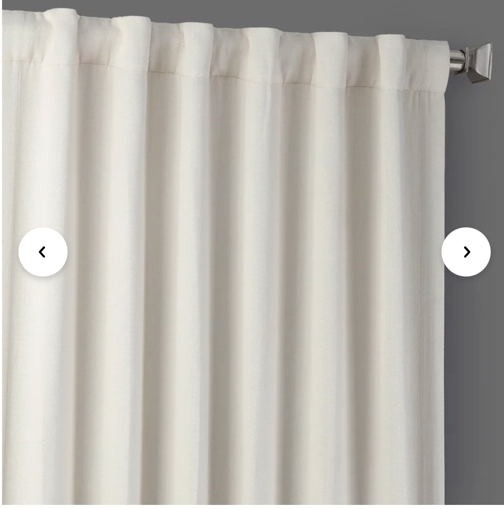 Clem Solid Blackout Rod Pocket Single Curtain Panel Beige/Tan 50x108 - Image 3