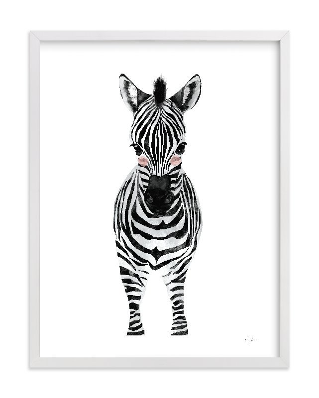 Baby Animal Zebra - 16 x 20 - Image 1
