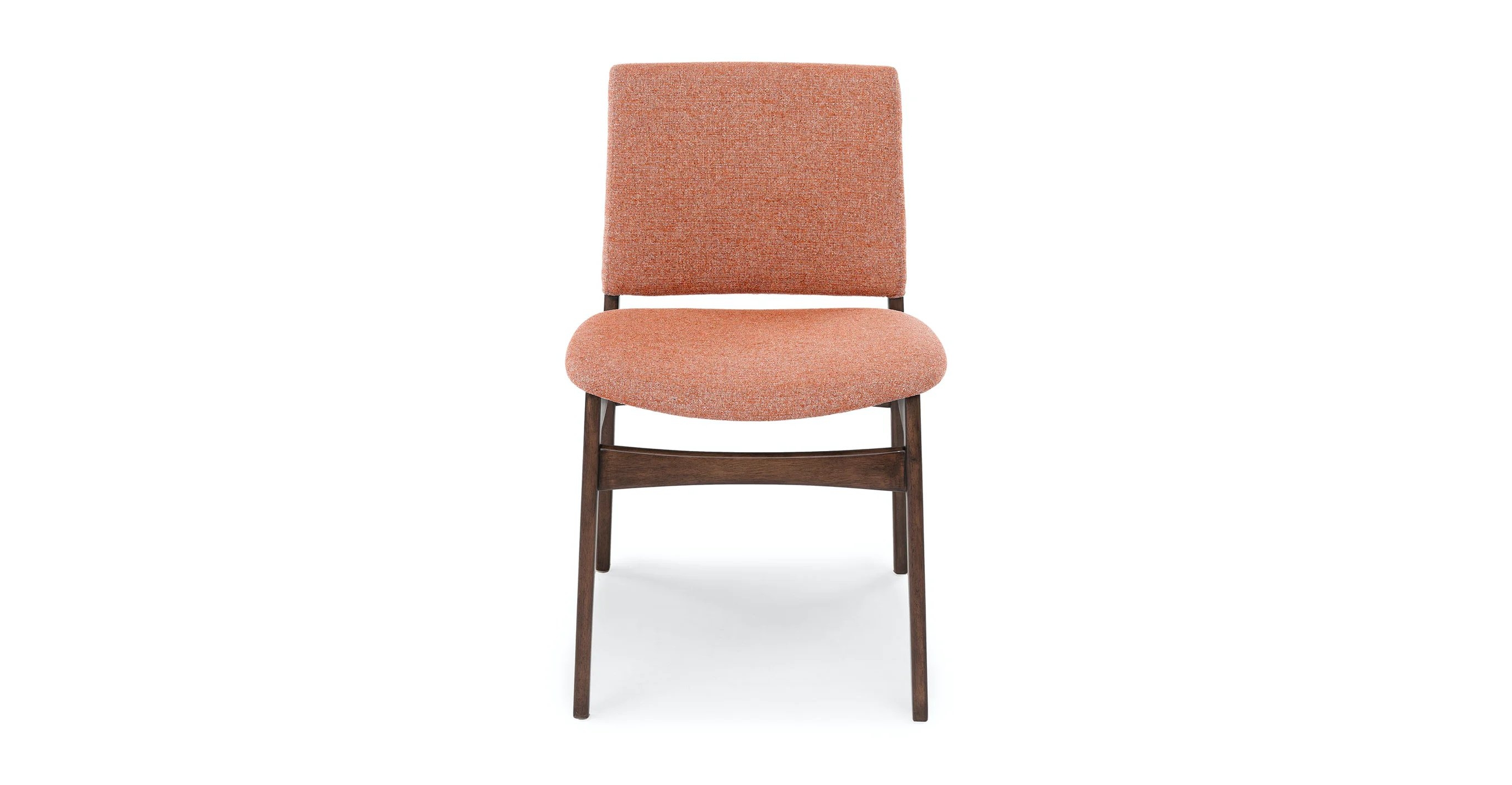 Nosh Rosehip Orange Walnut Dining Chair - Image 3