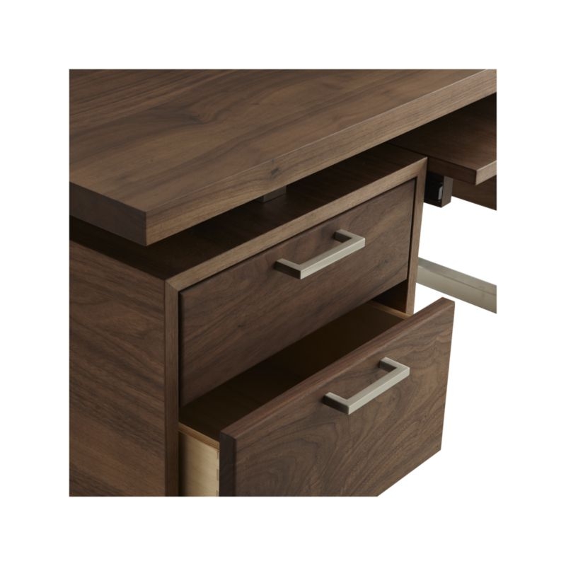 Clybourn Walnut Executive Desk - Image 9