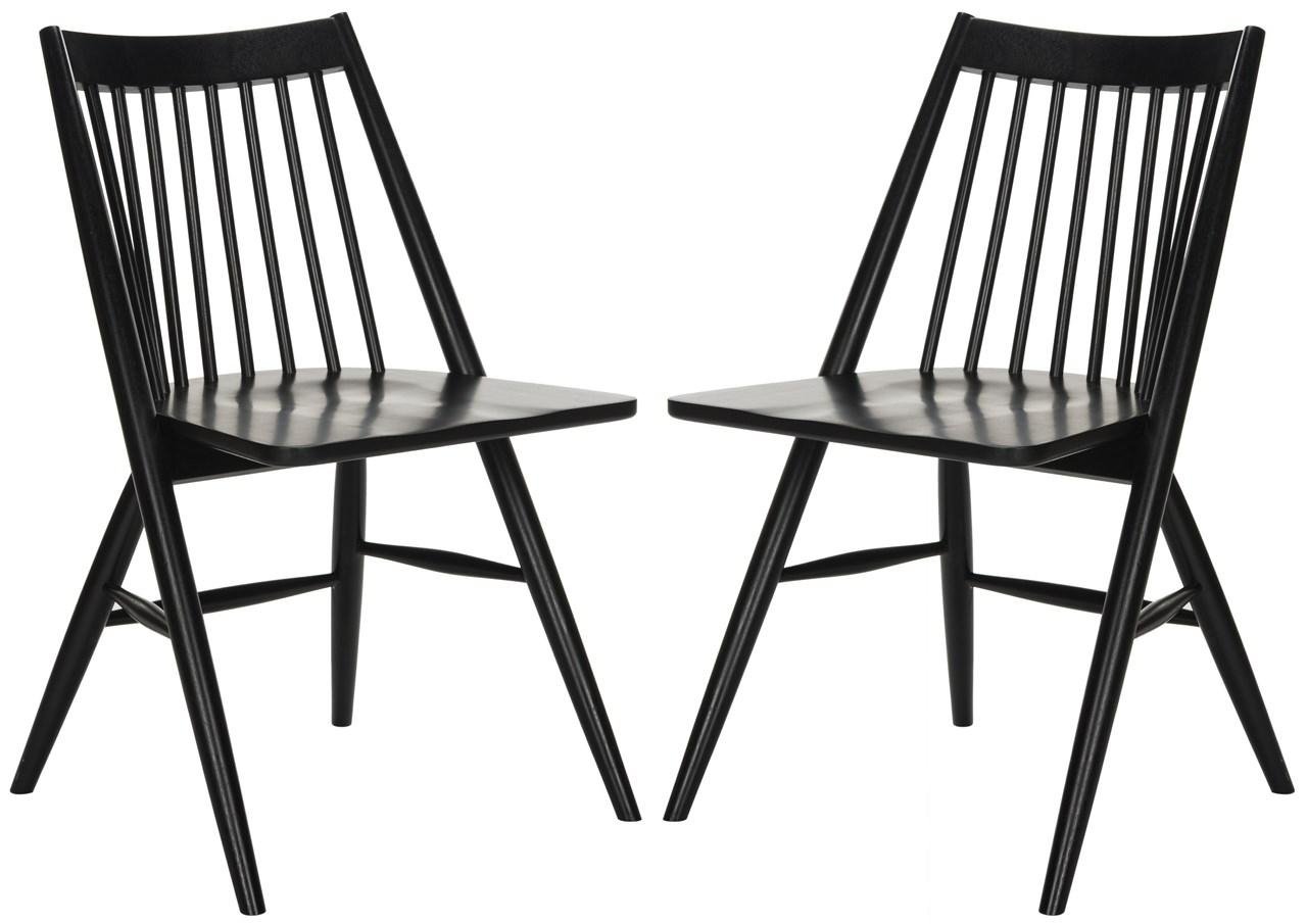 Ames Chairs, Set of 2, Black - Image 1