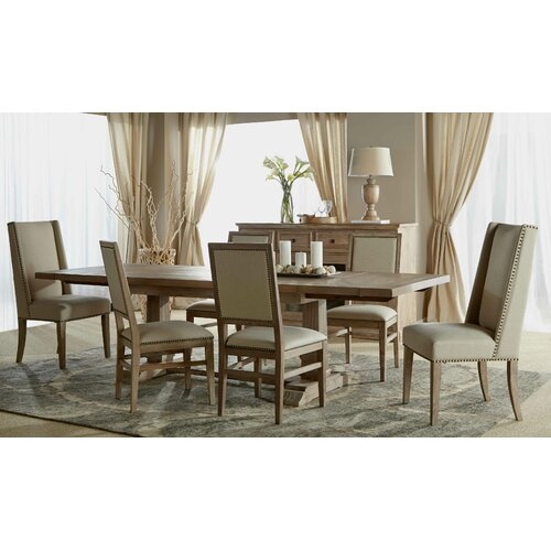 Parfondeval Leaf Extension Dining Table in Stone Wash - Image 3