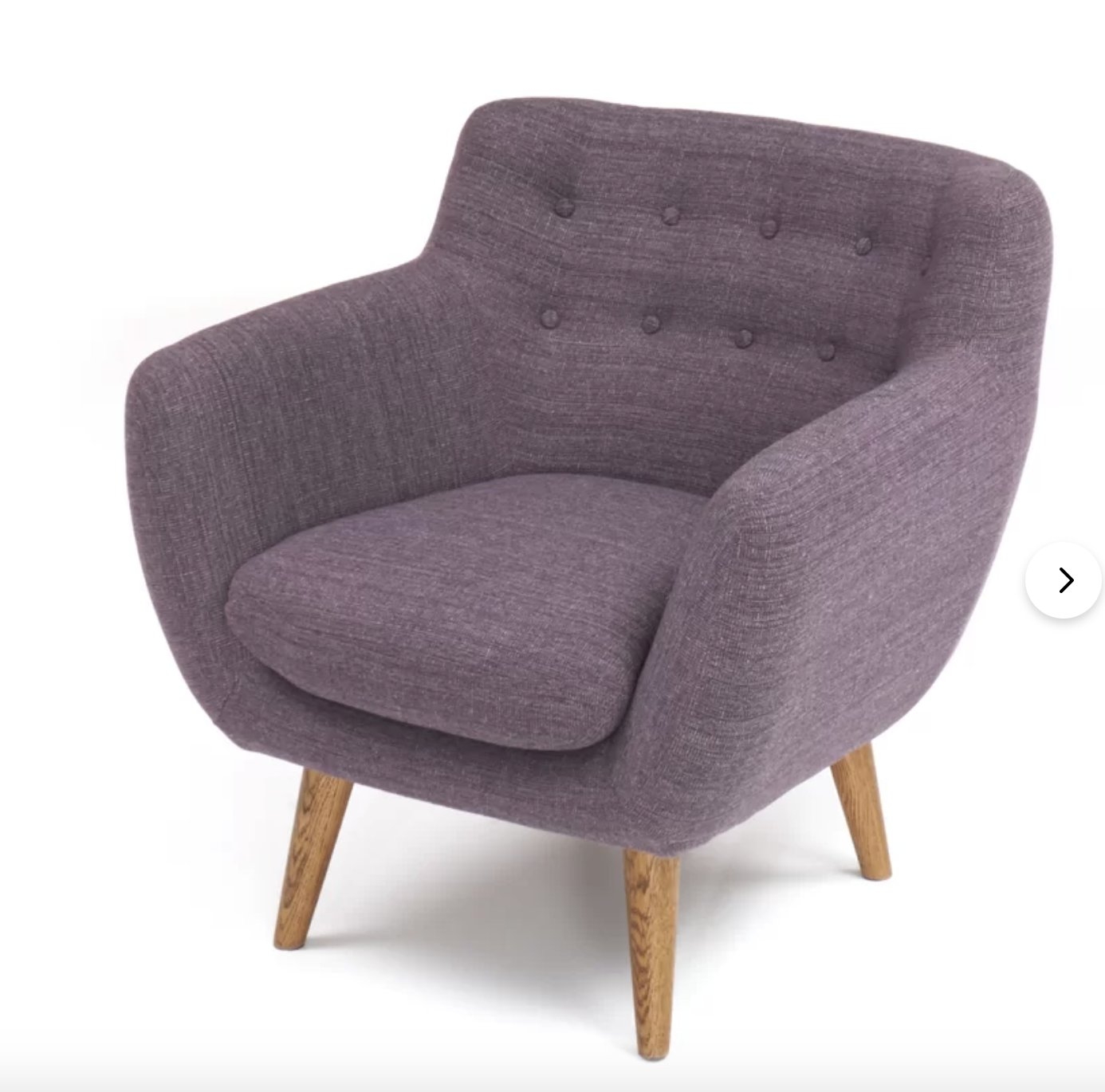 31" W Tufted Armchair - Image 0