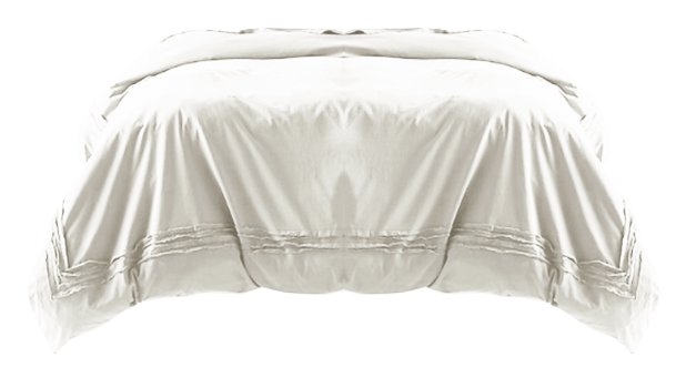 Joey Washed Percale Duvet Set queen - Image 1