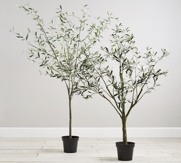Faux Potted Olive Tree, Large 71" - Image 2