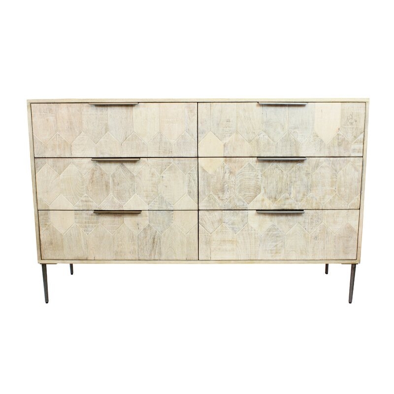 Hudgins 6 Drawer Double Dresser - Image 0