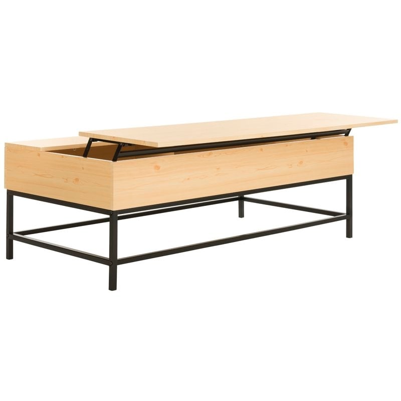 Reda Lift-Top Coffee Table with Storage light oak - Image 0