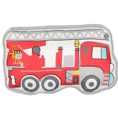Kids Hero Squad Fire Truck Throw Pillow - Image 0