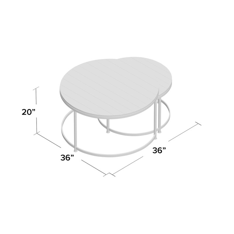 Debbi Nesting Tables Coffee Table - Image 5