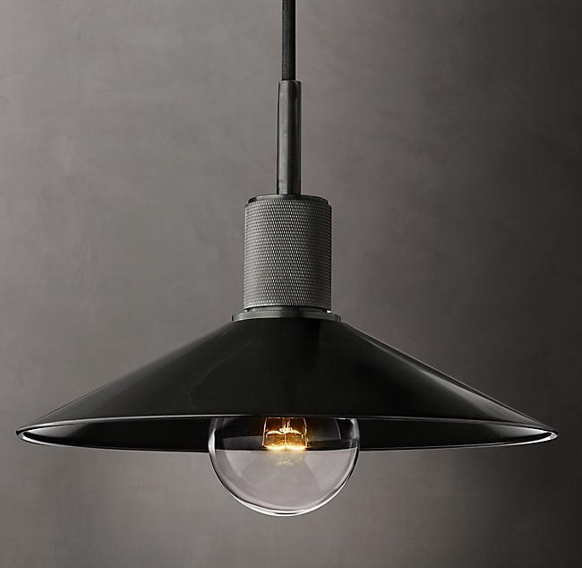 UTILITAIRE SLOPE METAL SHADE PENDANT - Image 0