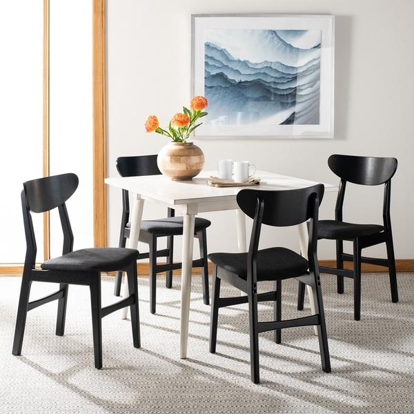 Lucca Retro Dining Chair, Black, Set of 2 - Image 3