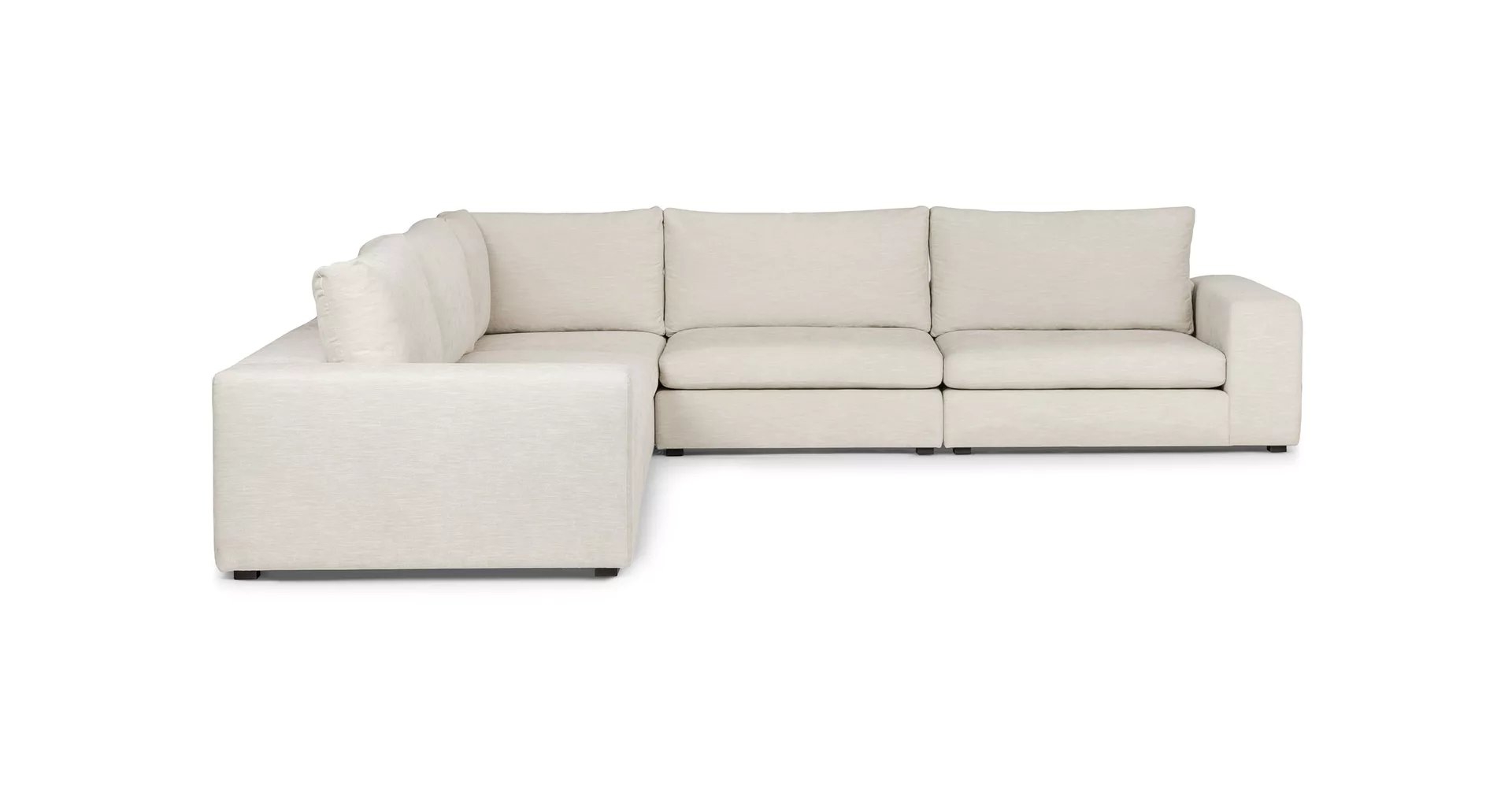 Gaba Pearl White Corner Sectional - Image 2