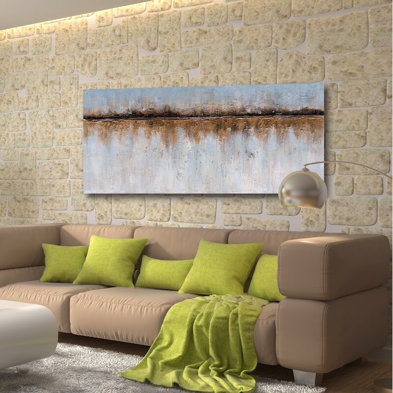 'Earth Elements' Oil Painting Print on Wrapped Canvas - Image 3