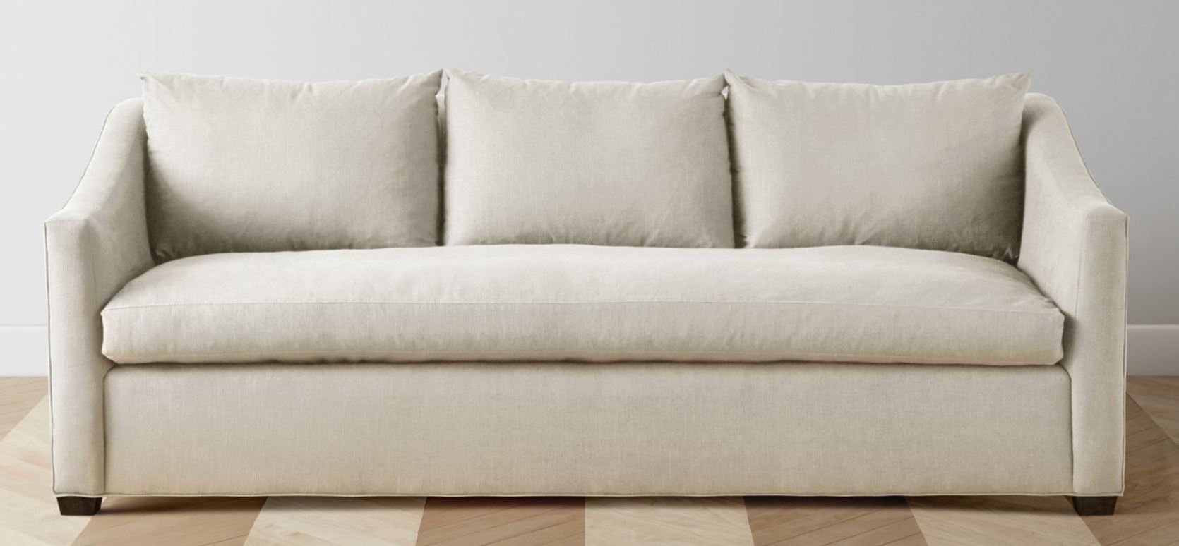 The Sullivan - 90" Sofa Performance Linen Creme - Image 0