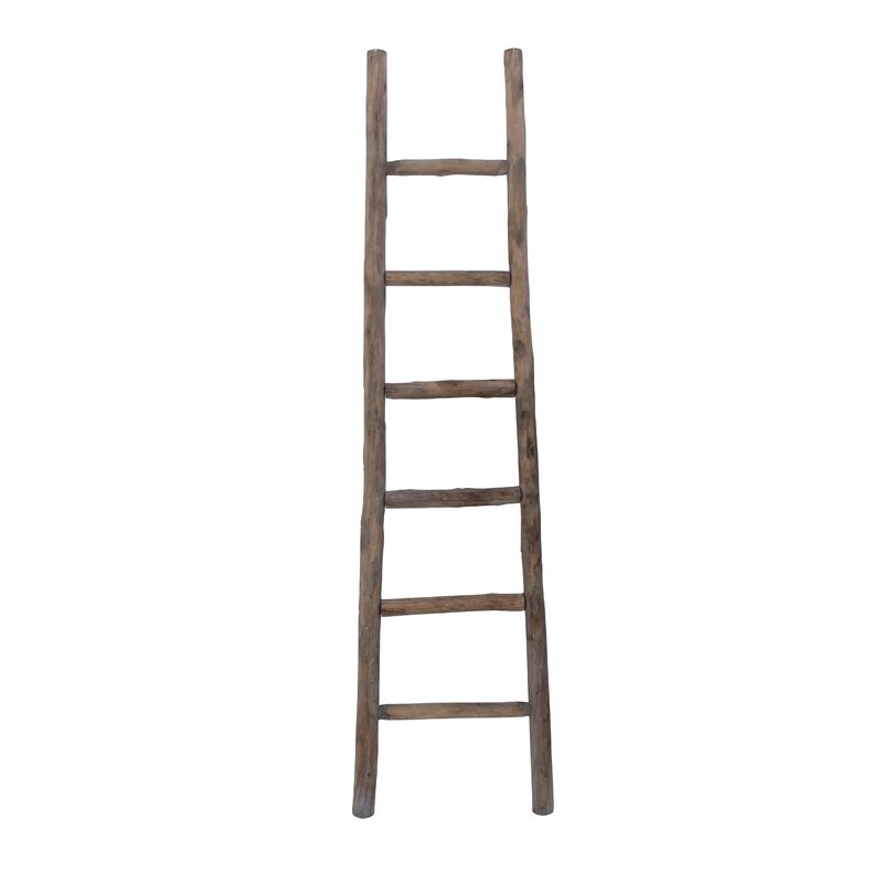 Wooden 6 ft Blanket Ladder - Image 1