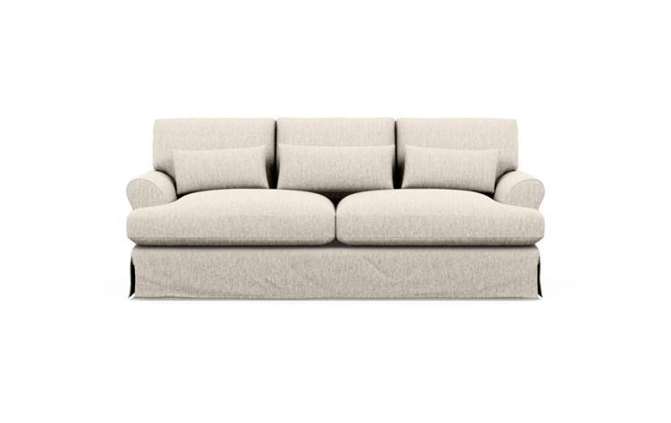 Maxwell Slipcovered Apartment sofa, wheat - Image 0
