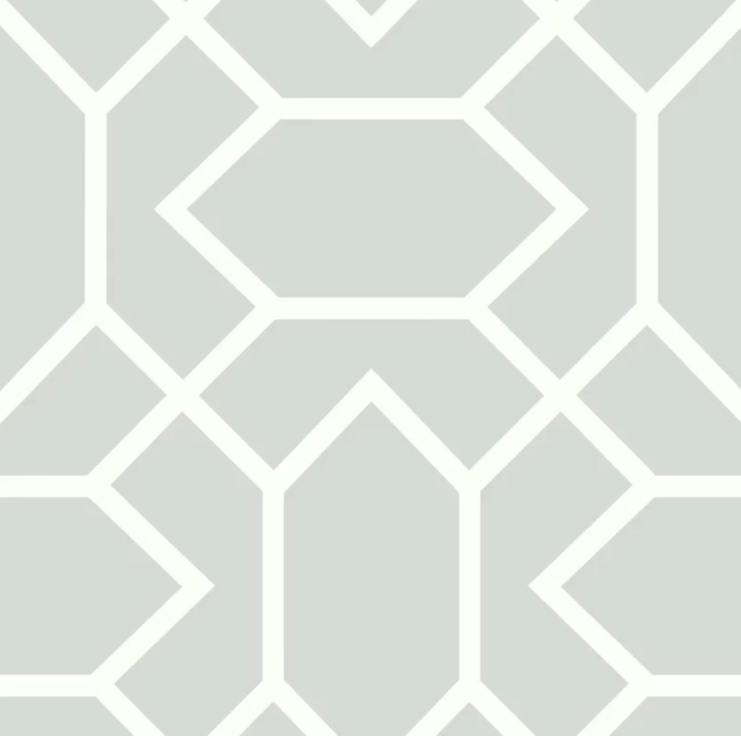 Runkle Modern 16.5' L x 20.5" W Geometric Peel and Stick Wallpaper Roll - Image 0