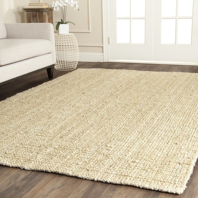 Muriel Hand-Woven Ivory Area Rug - Image 1