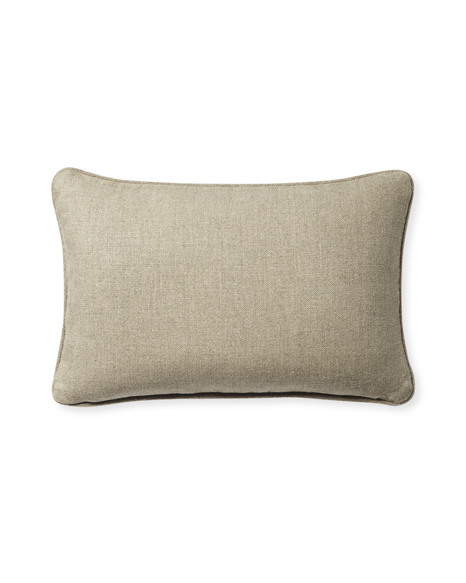 Leather 12" x 18" Pillow Cover - Pewter - Insert sold separately - Image 1