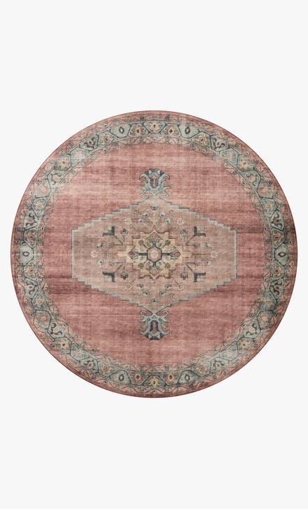 HEIDI HEI-05 SPICE / AQUA 6'-0" x 6'-0" Round - Image 0