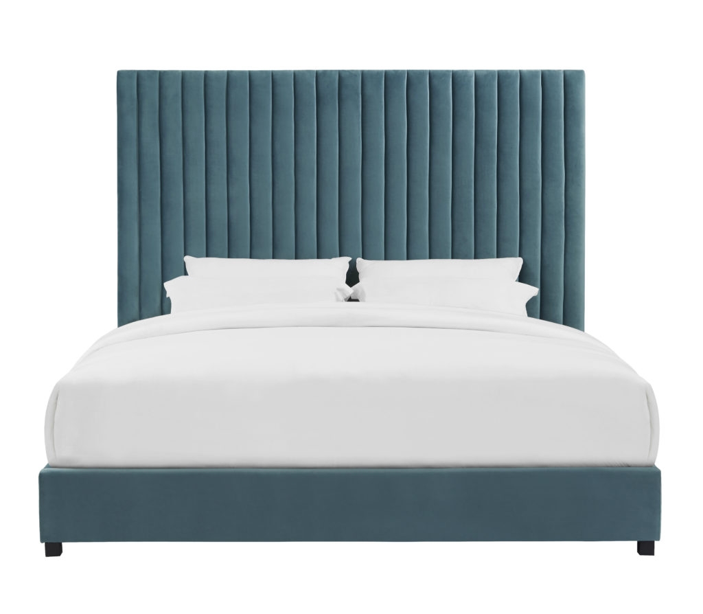 Arabelle Sea Blue Bed in King - Image 0