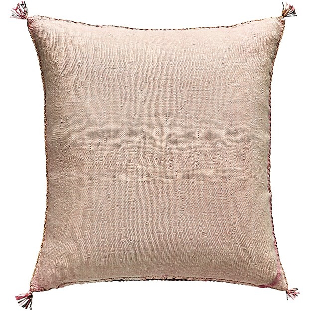 20" cactus silk pink pillow with feather-down insert - Image 3