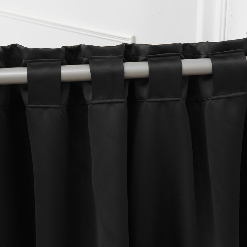 Sweetwater Solid Blackout Thermal Rod Pocket Double Curtains - Image 1