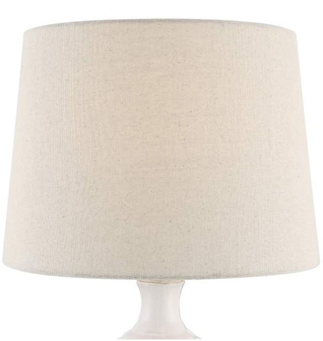 Logan Ribbed Ceramic Modern Table Lamp by 360 Lighting - Image 4