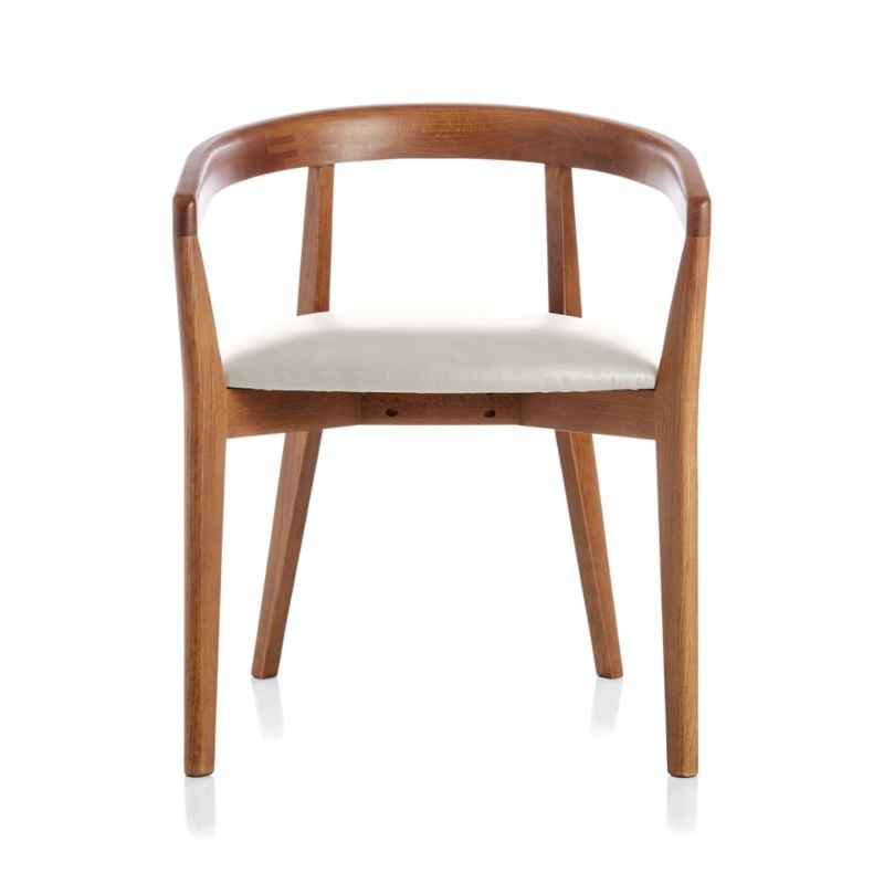 Cullen Shiitake Sand Round Back Dining Chair, Restock in mid july, 2024. - Image 2