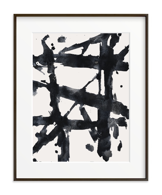 Ink Bridges - 16" x 20" - Matte Black Frame - Matted - Image 0