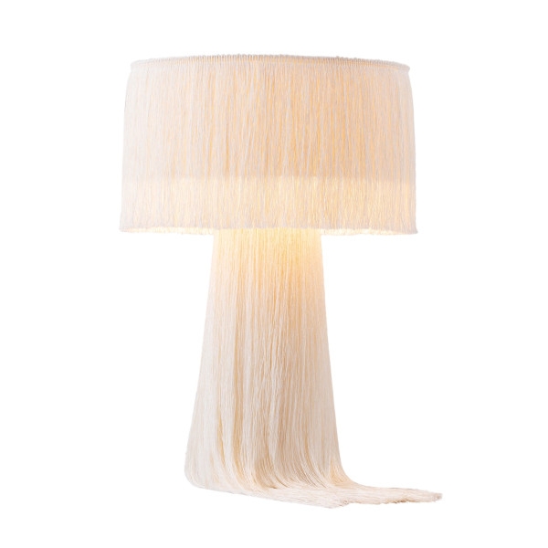 Atolla Cream Tassel Table Lamp - Image 1