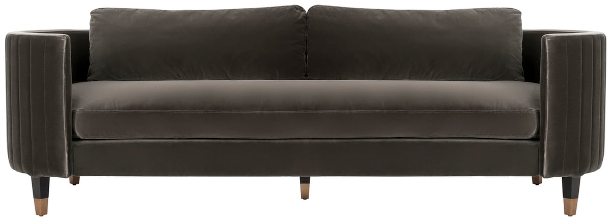 Winford Velvet Sofa - Shale  - Arlo Home - Image 0