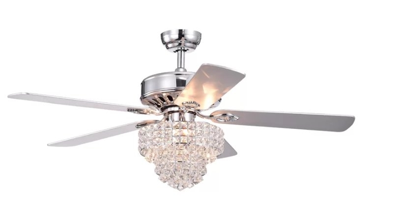 52" Gale 5 Blade Ceiling Fan with Remote - Image 0