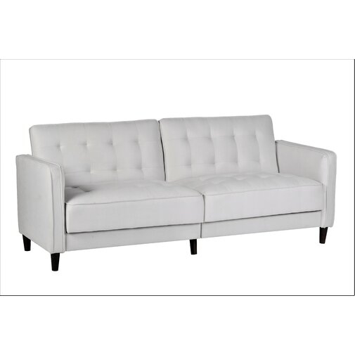 Swampscott Sofa Bed-Gray-Tufted - Image 0