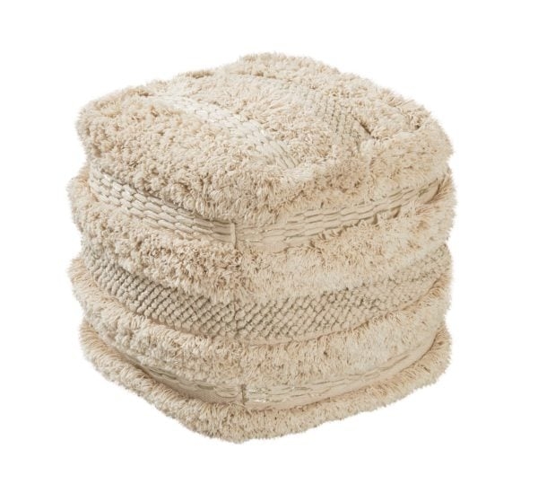 Kayleigh Cotton  Pouf - Image 0