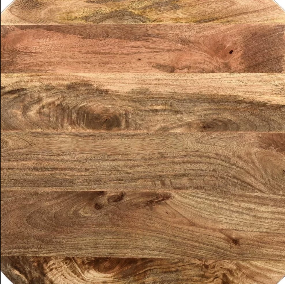 Cassius Solid Wood Drum Coffee Table - Image 1