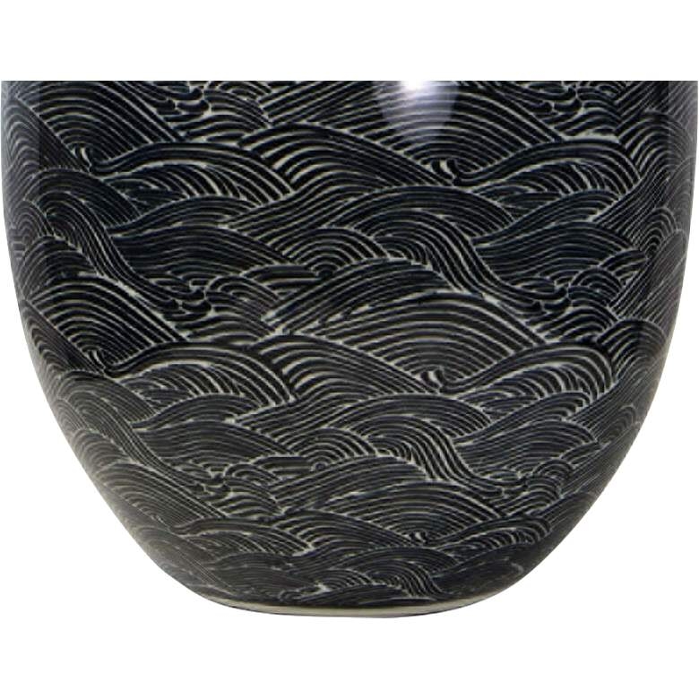 Regina Andrew Design Harbor Ebony Ceramic Table Lamp - Style # 86V35 - Image 2