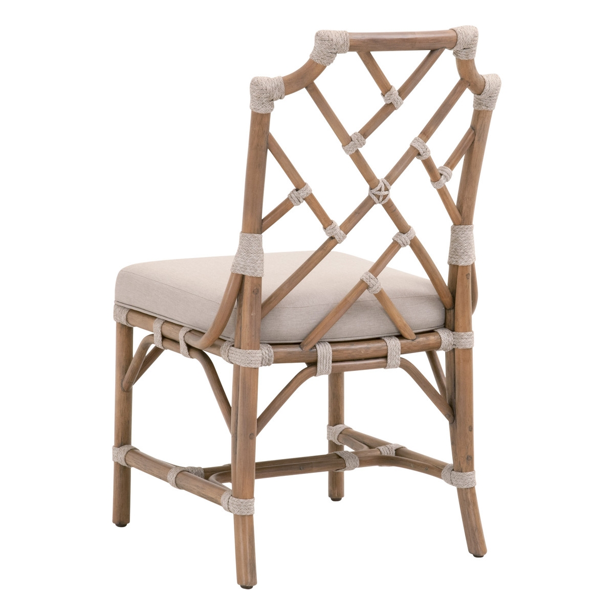 Bayview Dining Chair, Taupe & White, Set of 2 - Image 3