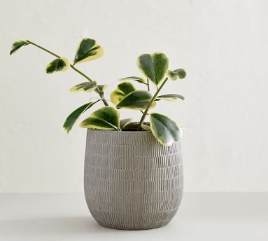 Cosgrove Ceramic Planter, Medium - Charcoal - Image 2