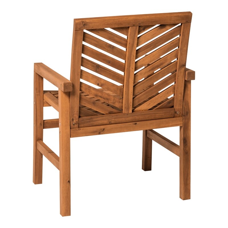 Harbison Acacia Patio Dining Armchair (Set of 2) - Image 2