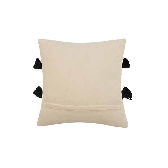 Justina Blakeney Hypnotic Pom Pom Hook Throw Pillow - Image 1