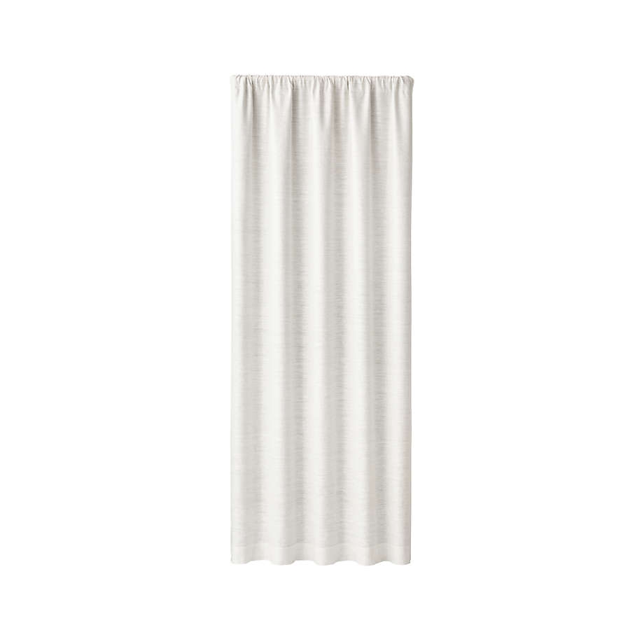 Silvana Ivory Silk Blackout Curtain Panel 48"x96" - Image 0