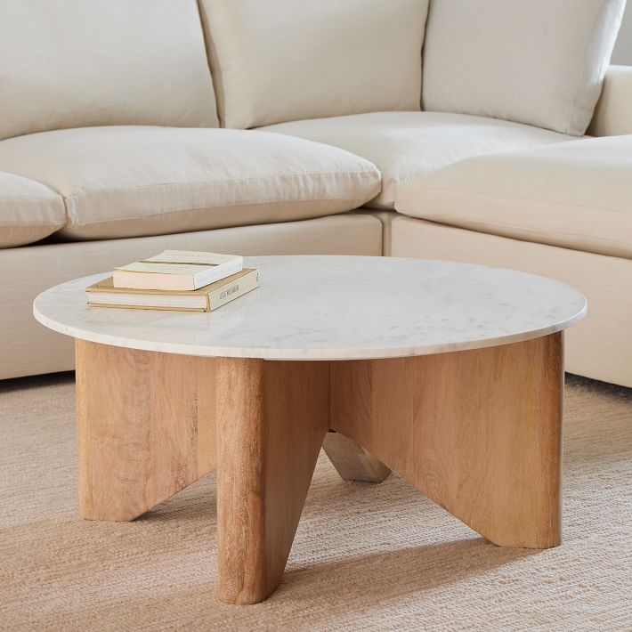 Maddox Round Coffee Table, 36" - Image 1