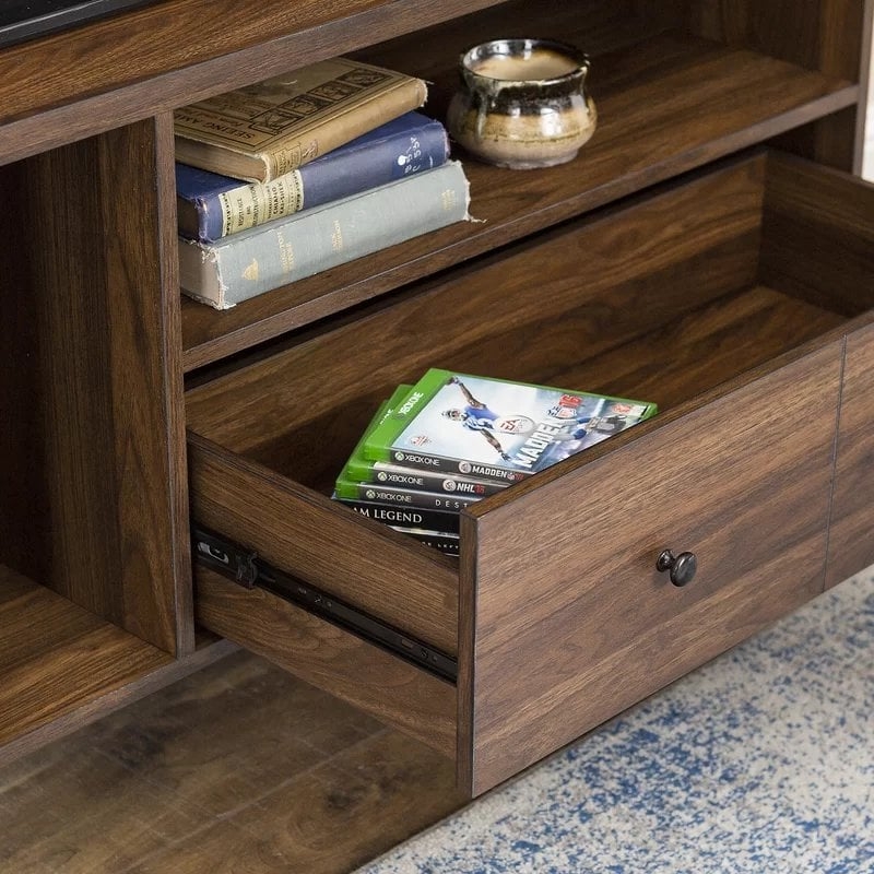 Elson TV Stand for TVs up to 65" :Dark Walnut - Image 4