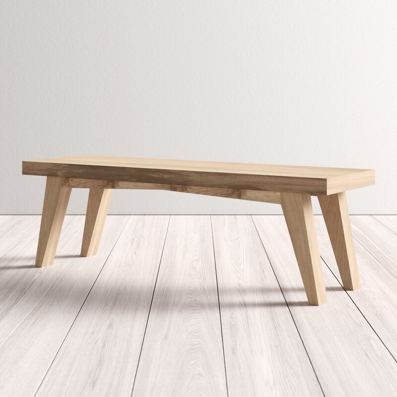 Brooklawn Wood Bench - Image 0
