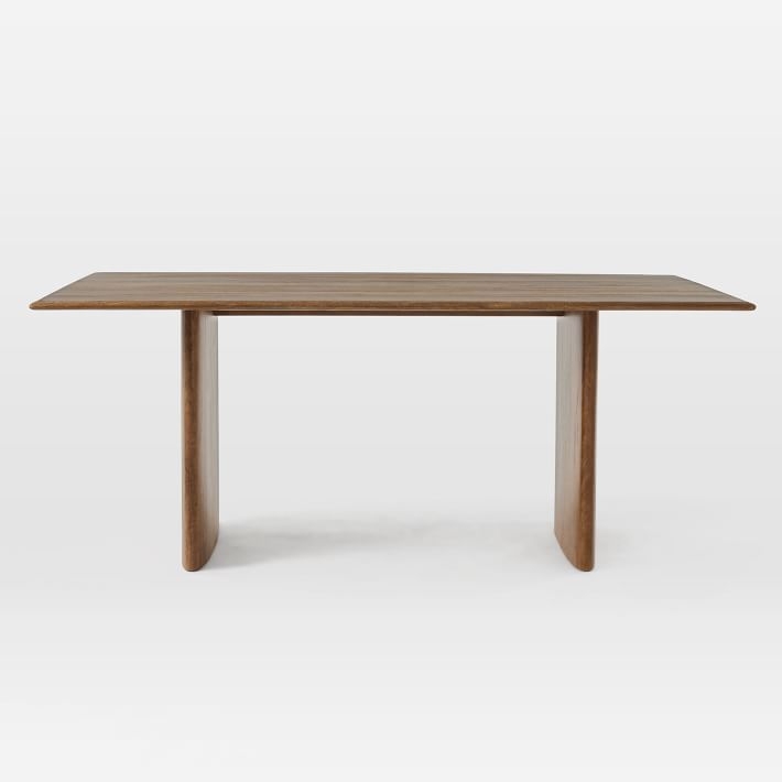 Anton Solid Wood Dining Table, Burnt Wax - Image 2