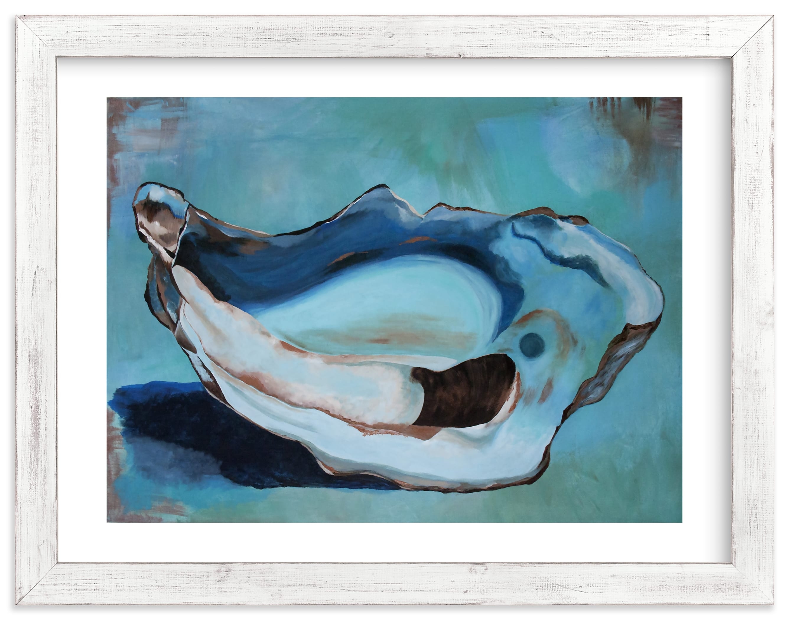 Oyster Blues, 30x40 Framed Art - Image 0